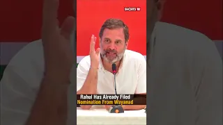 Rahul Gandhi's First Response On Amethi Seat- Decision Will Be Taken By The Party | N18S #shorts