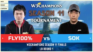WC3 - W3Champions S11 - LB Round 1: [ORC] Fly100% vs. Sok [HU]