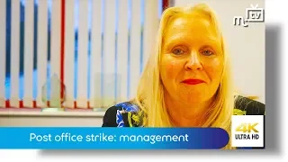 Post Office strike: management