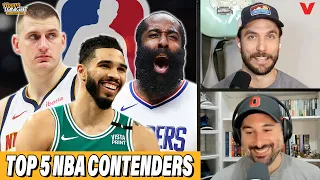 NBA Contender Rankings: Nuggets & Celtics top list, Clippers elite, Bucks dangerous | Hoops Tonight