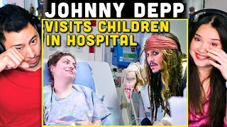 JOHNNY DEPP Visiting Sick Kids in Hospital As Captain Jack Sparrow Reaction!