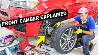 HOW TO ADJUST FRONT CAMBER ON BMW