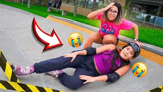 PASSEI 24 HORAS DE PATINS  E ME MACHUQUEI