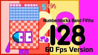 [Bad Reaction Warning] Numberblocks Band Fifths 128 (60 Fps)