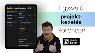 Teljes projekt menedzsment rendszer Notionben | 2024