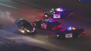 Car Chase: LASD in pursuit of possible stolen car