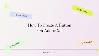 Learn how to create a button on Adobe XD #tutorial #adobexddesign #design