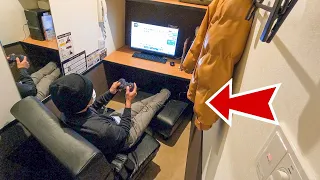 18 Hrs Biggest Internet Cafe Experience / Japan Travel vlog