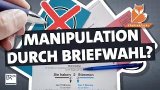 Bundestagswahl: Wie sicher ist die Briefwahl? | #Faktenfuchs | BR24