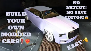 *WORKING* BUILD YOUR OWN MODDED CARS NO NETCUT NO SAVE EDITOR BENNYS AUTO MERGE ALL CONSOLES