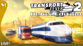 Transport Fever 2 Deluxe! 🚚🚂 Curvy Canyon Start!  🌎 (#1)