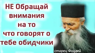 НЕ Обращай внимания на то что говорят о тебе..Как Мысль влияет на нас и...Старец Фаддей о важном