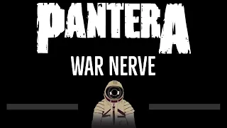 Pantera • War Nerve (CC) 🎤 [Karaoke] [Instrumental Lyrics]