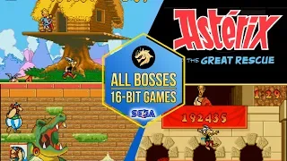 Asterix and the Great Rescue – All Bosses / Астерикс и Великое Спасение – Все Боссы | Sega 16-bit