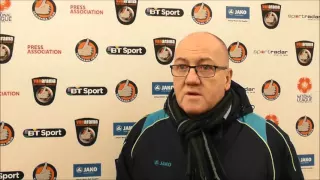 John Flanagan Reaction | Curzon Ashton vs Boston United | Vanarama National League North