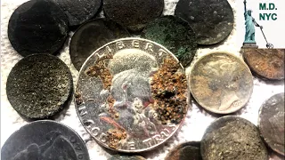 Super Silver! Big Beach Treasure Found Using Metal Detector In New York City