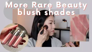 NEW rare beauty liquid blush shades | believe, encourage & hope swatches!