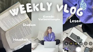 WEEKLY VLOG | Vor der großen Reise, Studium, Stall & Lesen