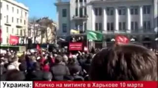 На митинге в Харькове Кличко забросали яйцами и петардами