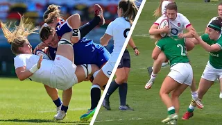 The BEST Rugby Tackles! | Women's Six Nations