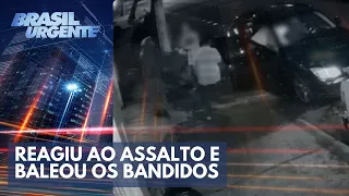 Bandidos são surpreendidos por policial de folga e se dão mal