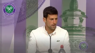 Novak Djokovic Quarter-Final Press Conference Wimbledon 2019