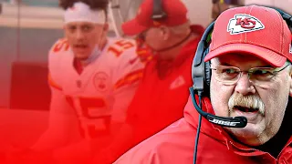 What did Andy Reid say to Patrick Mahomes with 13 seconds left down by 3 points? 🥶😅 #shorts