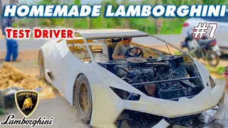 Full Restoration a very old abandoned car | Homemade LAMBORGHINI Huracan #7 | Test Driver