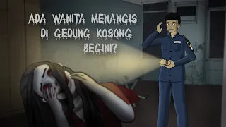 Malam Terakhir Jaga di Menara Saidah 3 #HORORMISTERI | Kartun Hantu