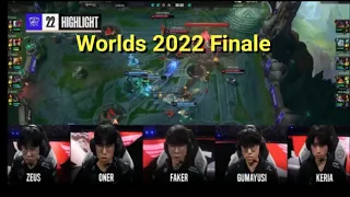 T1 vs DRX voicecomms moments in Worlds Finale | English Sub