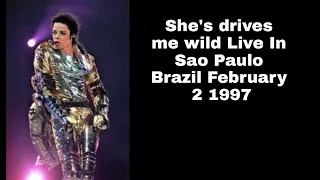 Michael Jackson History Tour Latin America Tour Fanmade She's Drives Me Wild Live Sao Paulo 1997