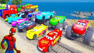 GTA V SPIDER-MAN 2, FIVE NIGHTS AT FREDDY'S, POPPY PLAYTIME CHAPTER 3 Join in Epic New Stunt Racing