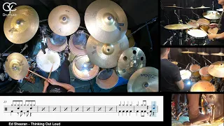 Thinking Out Loud - Ed Sheeran / Drum Cover By CYC ( @cycdrumusic ) score & sheet music