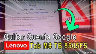 quitar cuenta Google Lenovo Tab M8 tb 8505fs Frp Lenovo Tab M8 Sin Pc MigueTechRD 2022