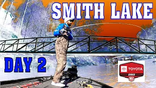 Hunting Smith Lake Spotted Bass - Toyota Series Day 2 - 2024