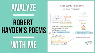 Analyze "Those Winter Sundays" With Me | Robert Hayden