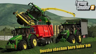 Farming Simulator 19 - Senáže | Dneska všechno hore cocotom 😃😃 | 15+