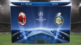 MILAN vs INTER / UEFA CHAMPIONS LEAGUE/ Pro Evolution Soccer 2010