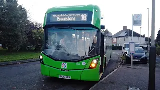 Full Route Visual - First Leicester 18 - Leicester City Centre to Braunstone