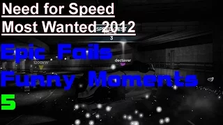 Need for Speed Most Wanted 2012 - "Pro Driving" Epic Fails and Funny Moments Part 5