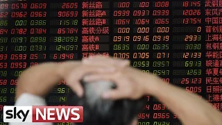 Anxiety Over China's Economic Slowdown Causes Market Slump
