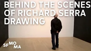 Behind the scenes of Richard Serra Drawing