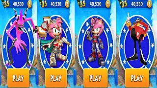 Sonic Dash - Rusty Rose VS Paladin Army VS All Bosses Zazz Eggman - All 67 Characters Unlocked