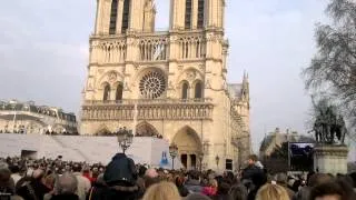 premiere sonnerie des nouvelles cloches de Notre Dame de Paris