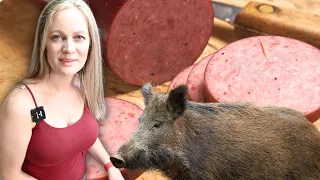 Best Summer Sausage Using WILD HOGS From Our Trap