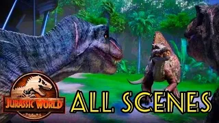 Spinosaurus vs T.Rex - All Scenes in Camp Cretaceous Season 5 HD