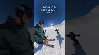 120KMH ON A SNOWBOARD 🤯🤯🤯🤯🤯🚀🚀🚀🚀🚀 #snowboarding #shortvideo