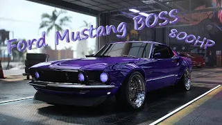 Need for Speed Heat Gameplay - 800HP Ford Mustang BOSS Customization | Max Build 400+