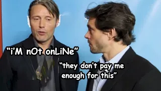 Mads Mikkelsen being both iconic and relatable