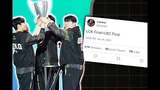 LCK embarresed LEC production - League of legends esports